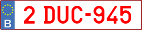 Truck License Plate